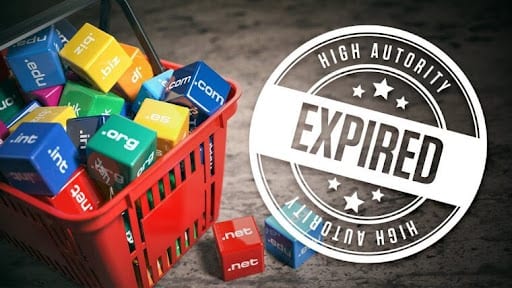Illustration of acquiring expired domains for link building