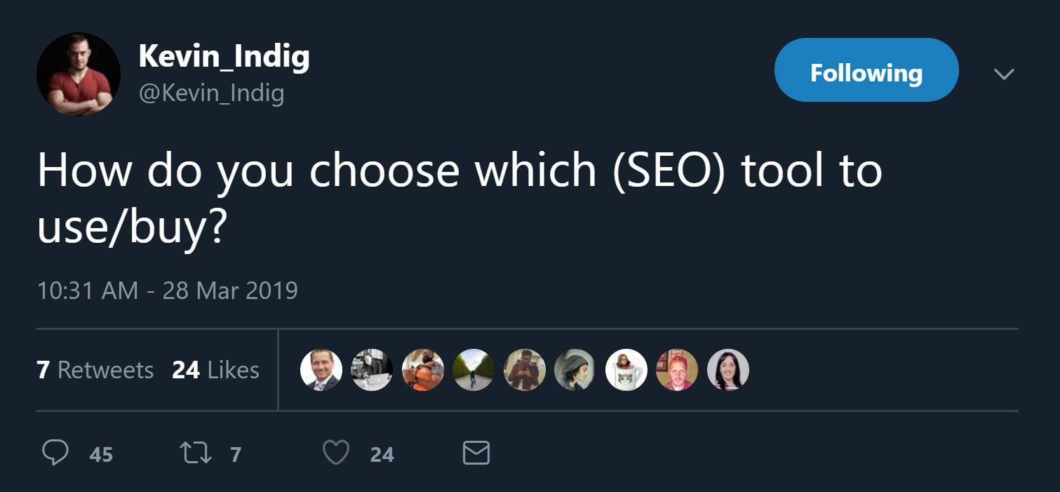Dozens of Marketers Share How They Choose Which SEO Tool to Use and Buy