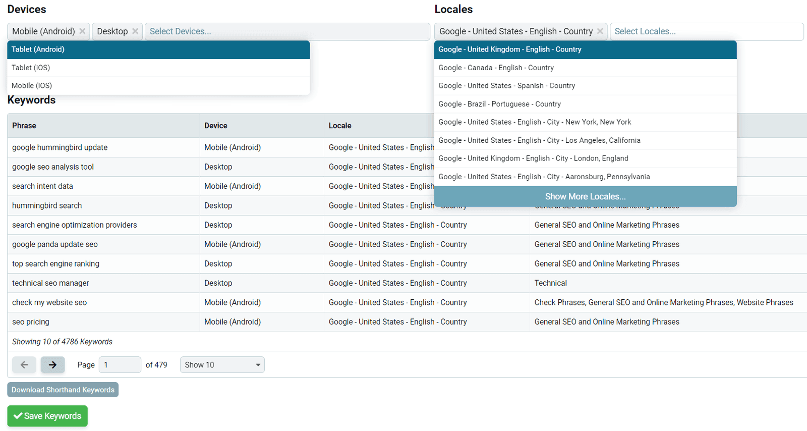 Unlimited Keyword Rank Tracking with Nozzle