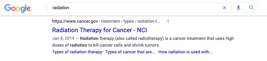 Radiation Therapy for Cancer - NCI