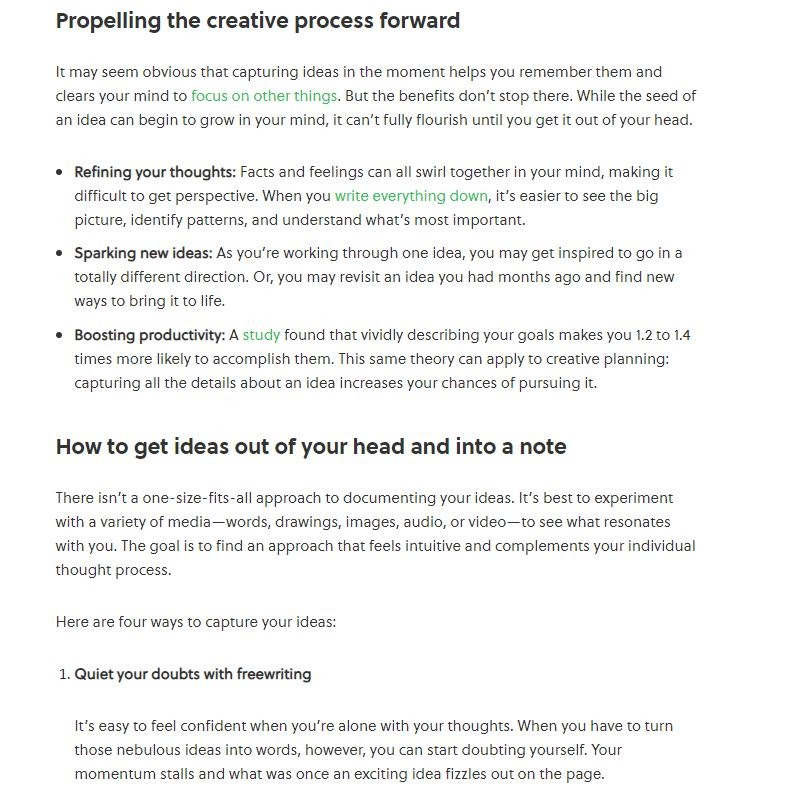 evernote blog post