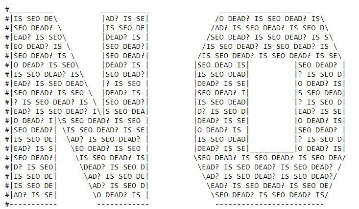 isseodead robots.txt 