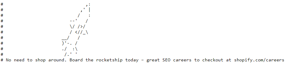 Shopify fun robots.txt