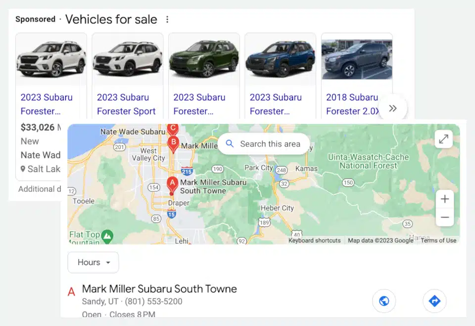 auto serp visibility