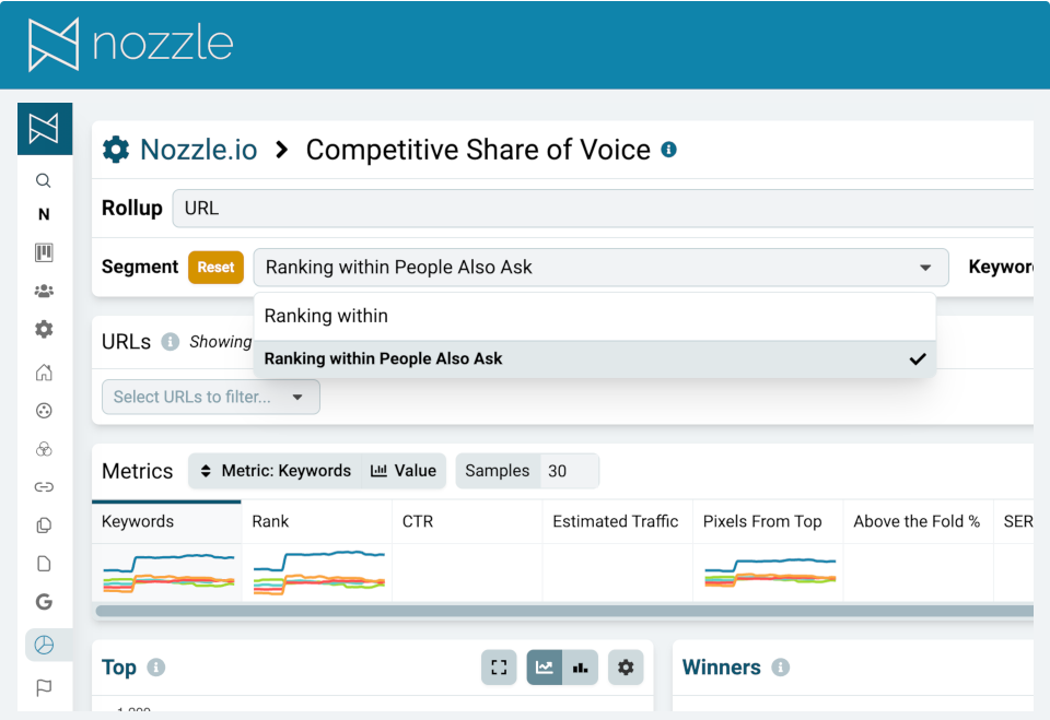 track competitor SEO in people also ask box