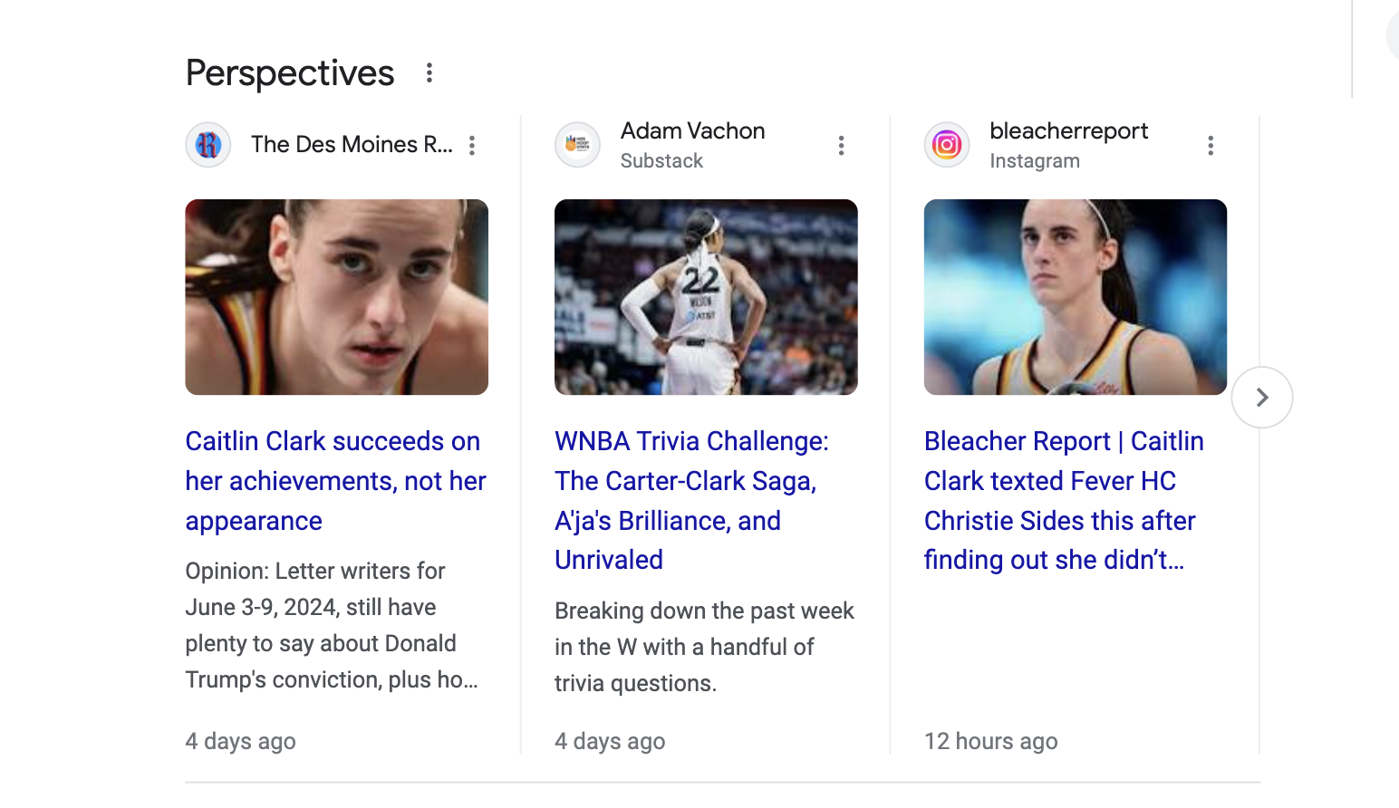 google perspectives SERP feature - how to rank in perspectives